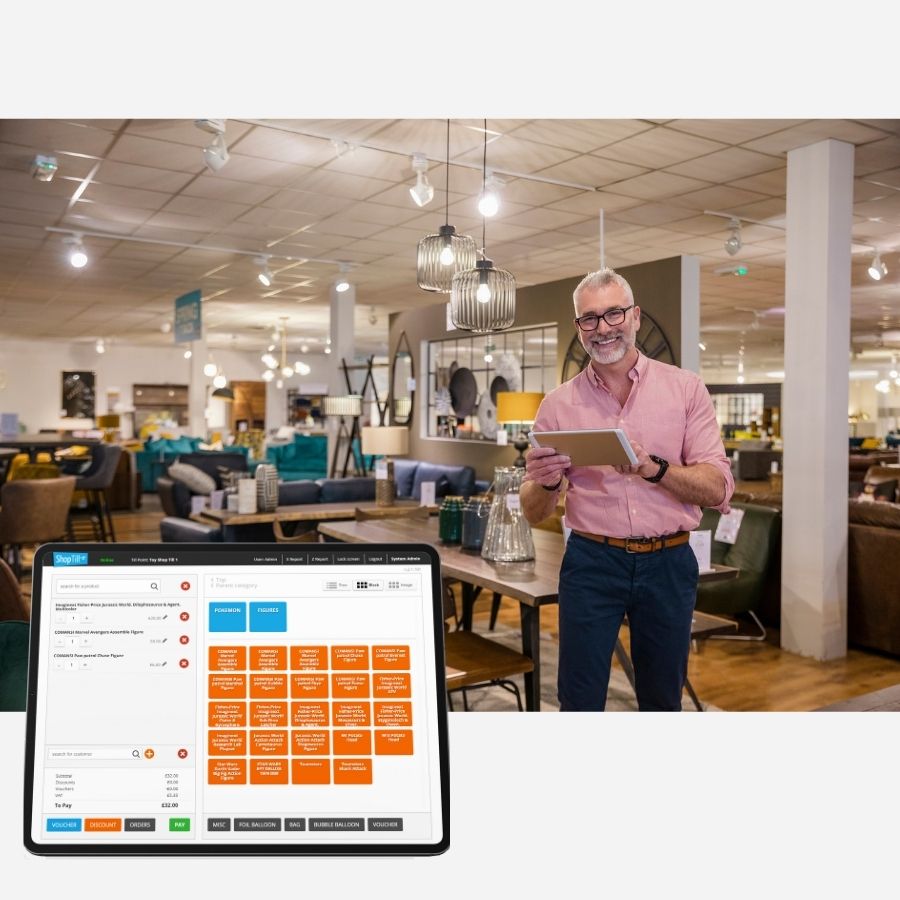 Manage inventory and stock levels with ShopTill-e