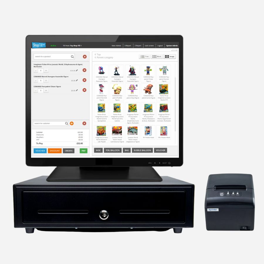 ShopTill-e on POS hardware