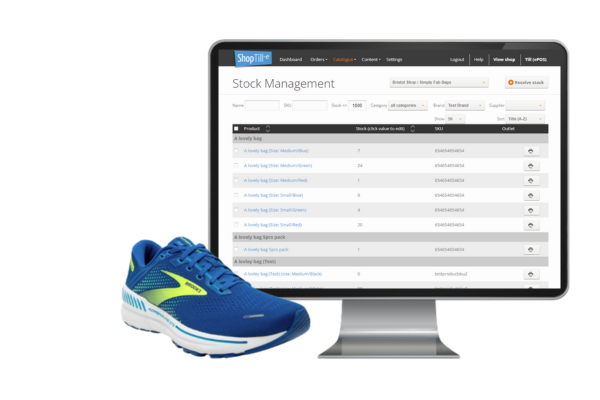 ShopTill-e inventory management software