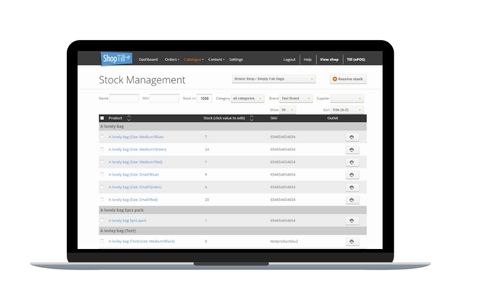 ShopTill-e stock management software