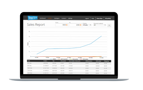 ShopTill-e multi-outlet ePOS reports