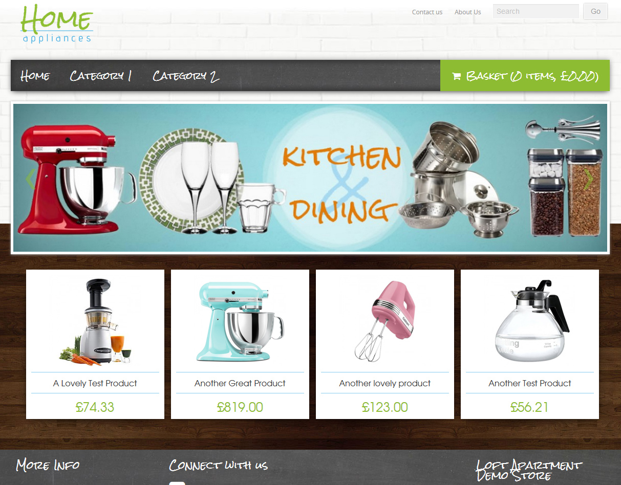 Free Online Shop Themes, Online Store, build your website